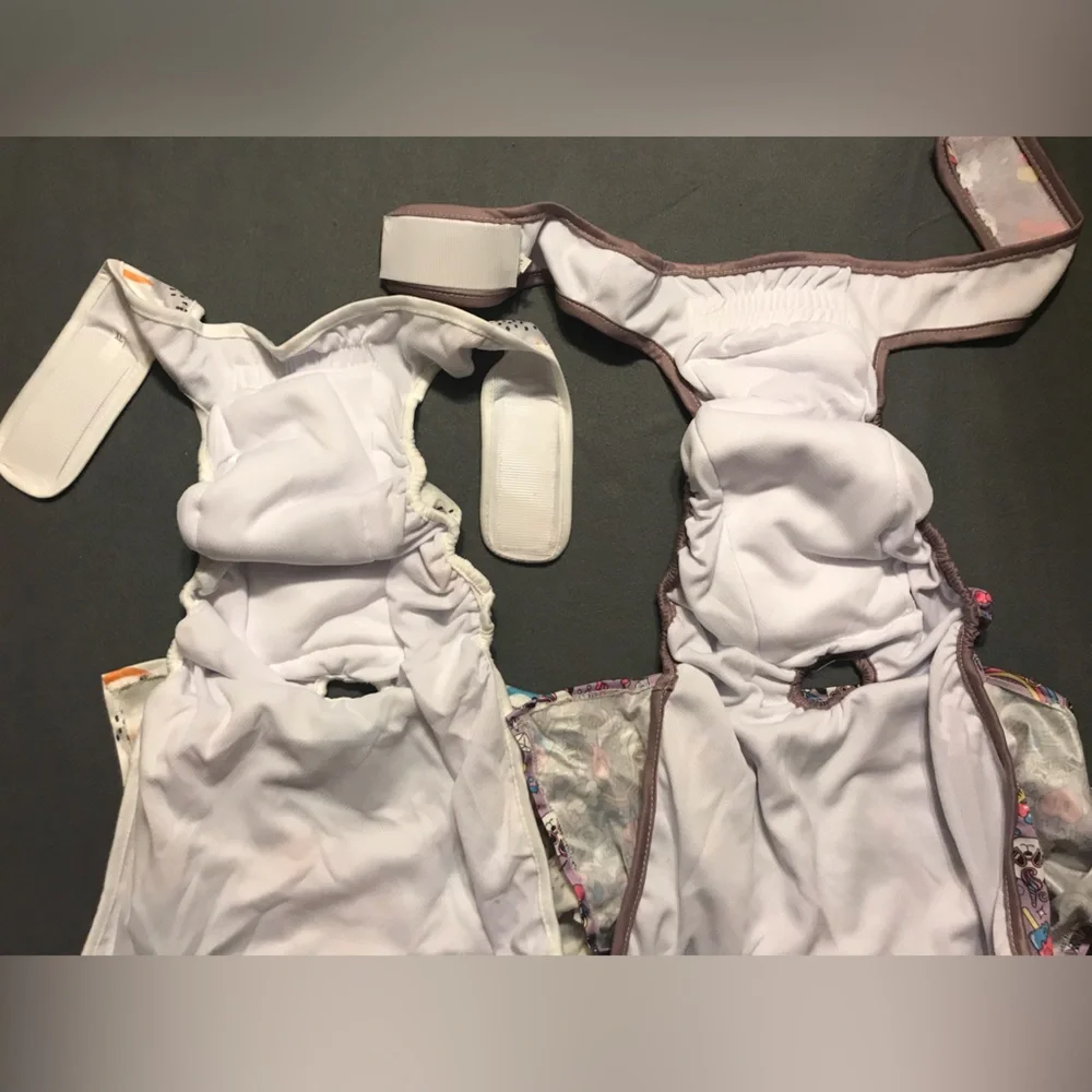 NEW Bundle of 7 Reusable Female Dog Diapers